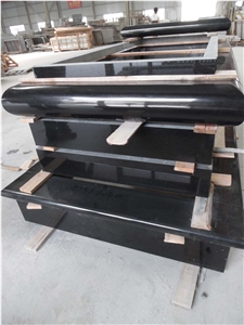 China Red Granite Western Style Tombstone and Monument
