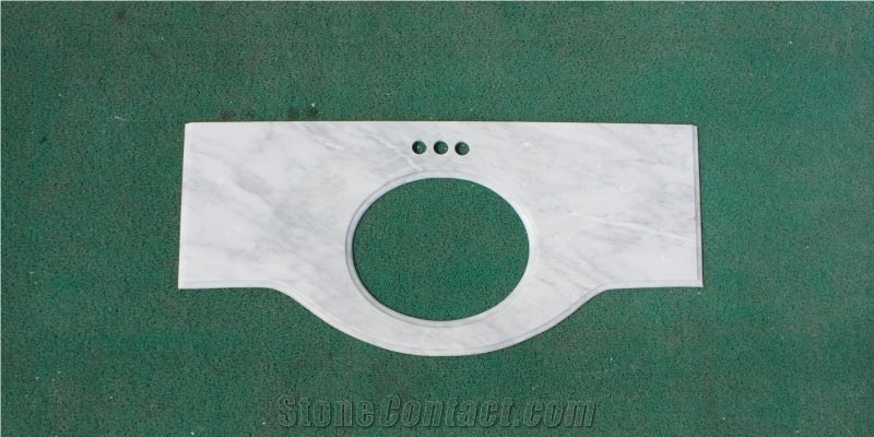 Oriental White Marble Counter Top/Vanity Top,Chinese White Marble