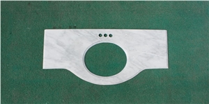 Oriental White Marble Counter Top/Vanity Top,Chinese White Marble