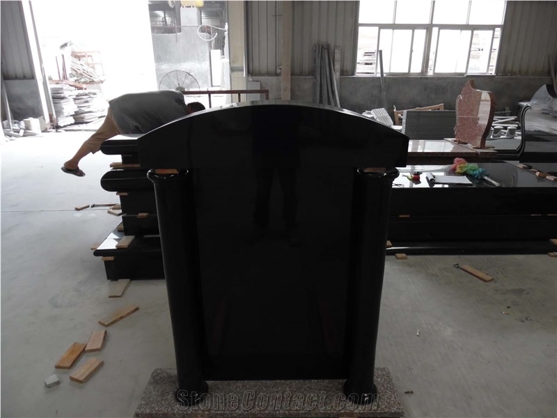 Shanxi Black Granite Tombstone,Headstone,Mountment
