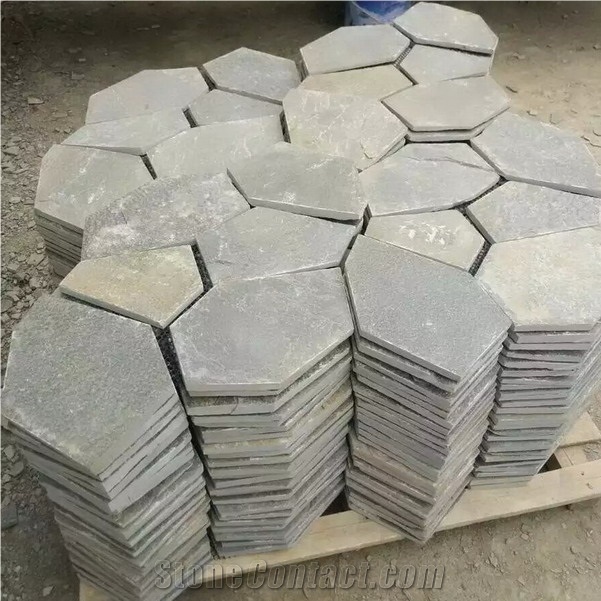 Rustic Slate Paving , Natural Stone Crazy Paving for Garden