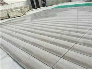 Marble Tile Silk Georgette Light Grey Wood Grain Vein Marble Floor Tile, China Grey Marble
