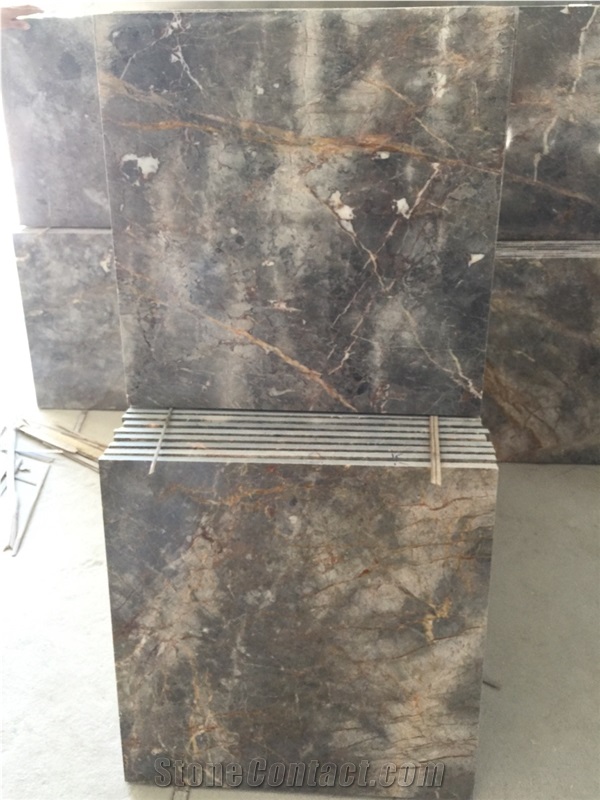 Mutilcolour Marble Viet Nam Tiles & Slabs, Grey Marble Tiles & Slabs