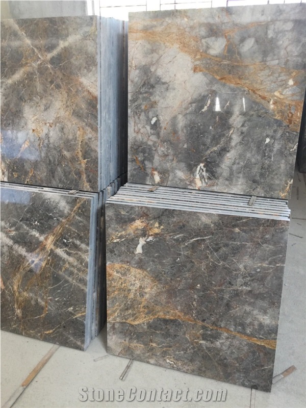 Mutilcolour Marble Viet Nam Tiles & Slabs, Grey Marble Tiles & Slabs