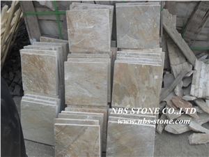 Desert Autumn Slate Tiles, China Rust Slate Floor Tiles
