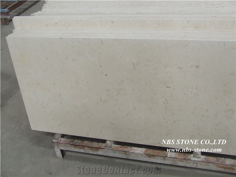 France Balzac Limestone Slabs & Tiles, St Croix Beige Limestone, St. Croix Beige Limestone