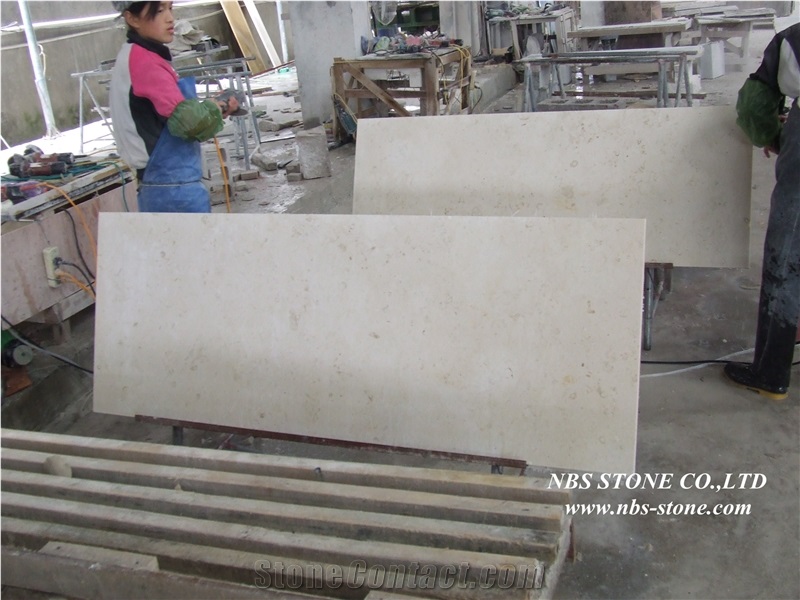 France Balzac Limestone Slabs & Tiles, St Croix Beige Limestone, St. Croix Beige Limestone