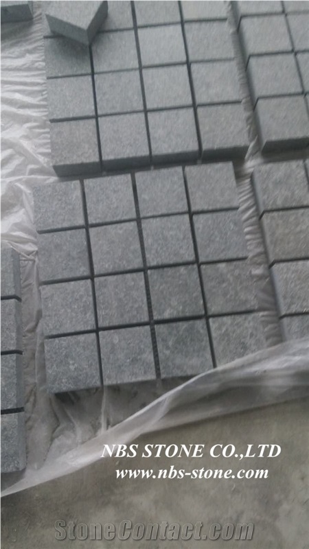 G654 Granite Cube Stone Paving Stone&Cube Stone, Black Granite Cube Stone