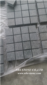 G654 Granite Cube Stone Paving Stone&Cube Stone, Black Granite Cube Stone