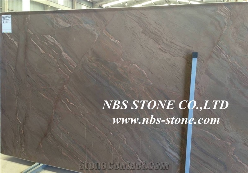Luxury Elegant Brown Quartzite Slabs, Brazil Brown Quartzite Slabs
