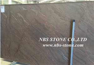 Luxury Elegant Brown Quartzite Slabs, Brazil Brown Quartzite Slabs