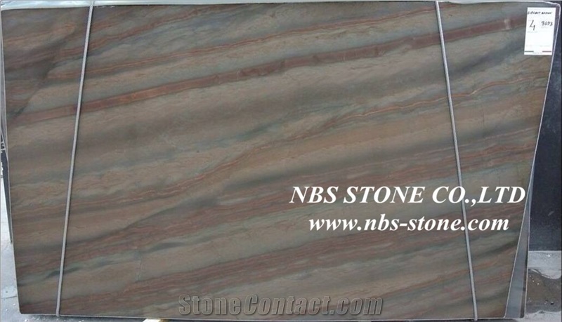 Luxury Elegant Brown Quartzite Slabs, Brazil Brown Quartzite Slabs