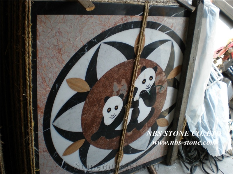 Multicolor Marble Floor Medallion,Multicolor Marble Round Medallion