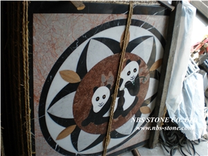 Multicolor Marble Floor Medallion,Multicolor Marble Round Medallion
