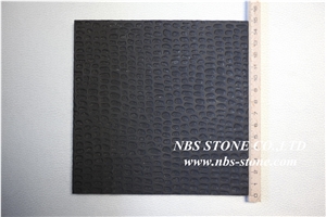 Sculptured China Black Granite Wall Relief, Black Granite Wall Reliefs