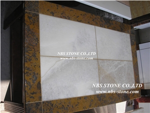 Semiprecious Stone Table Top,Blue Rectangular Table Top