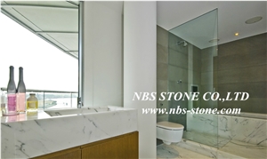 Statuary Venato/Snow White Marble Slabs & Tiles