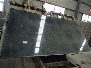 Serpentino Vitoria Azul Boquira Quartzite Slab,Machine Cuting Blue Sky Tile Panel for Building Villa Wall Cladding,Interior Floor Covering