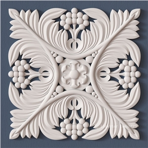 3d Decorative Stone Luxury Wall Design, Beige Quartzite Sign