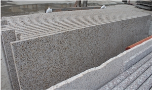 G682 Granite Kitchen Countertop,China Yellow Granite Countertop,Rusty Yellow Granite Kitchen Top