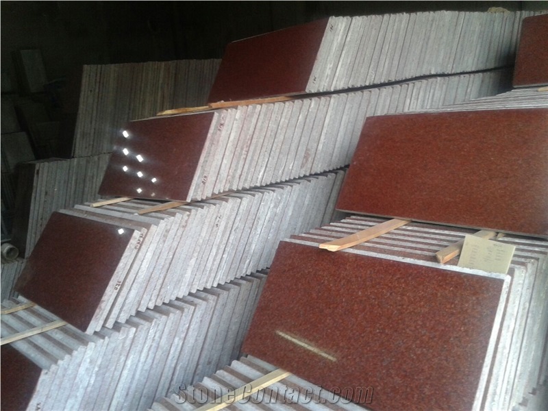 Indian Red Granite Tiles & Slabs, Ruby Red Granite Tiles & Slabs