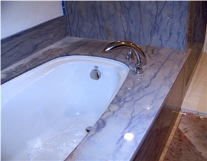 Azul Macaubas Quartzite Bathroom Top/Bathroom Decorating