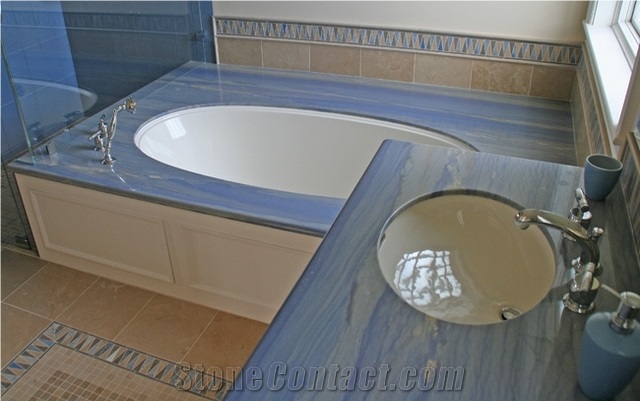 Azul Macaubas Quartzite Bathroom Tops,Vanity Tops