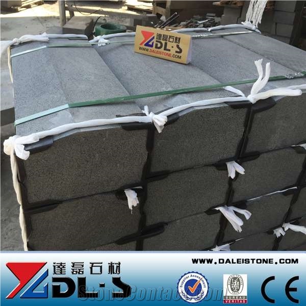 China Black Basalt Kerbstone, Hainan Basalt Black Basalt Kerbstones