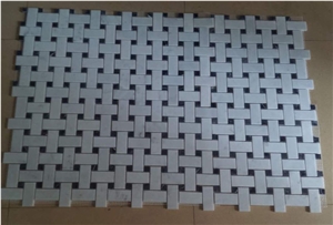 White Marble Mosaic Bianco Carrara Pattern Mosaic Tile