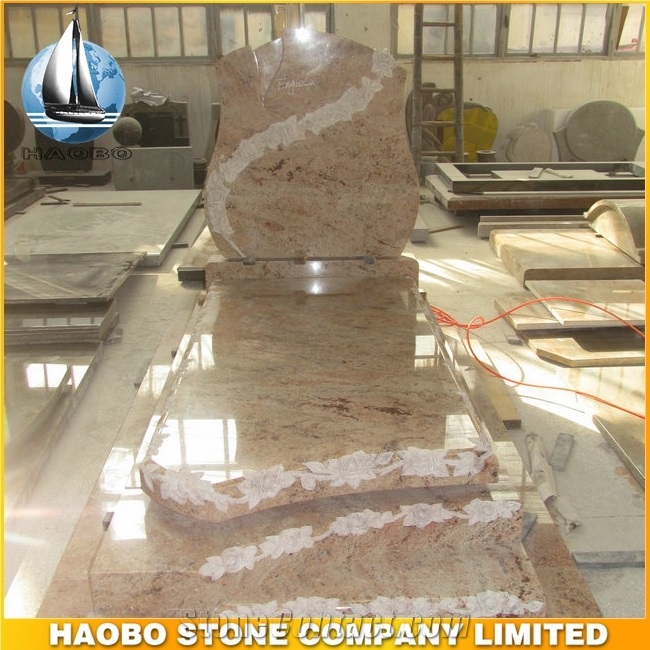 China Red Granite Heart Monument and Tombstone, Red Granite Monument & Tombstone