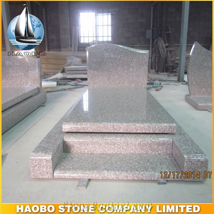 Simple Design China Juparana Grey Granite France Monument