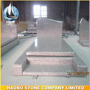 Simple Design China Juparana Grey Granite France Monument