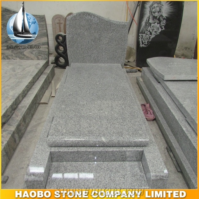 Simple Design China Juparana Grey Granite France Monument
