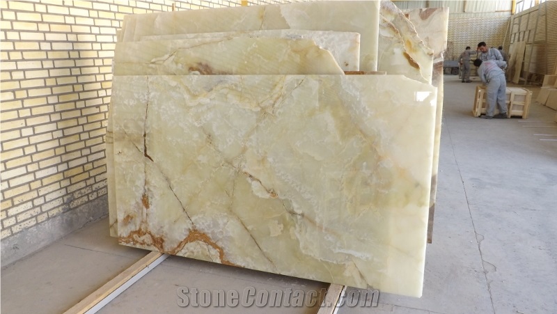 Bolagh Green Onyx Slabs & Tiles, Iran Green Onyx