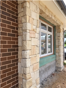 Sandstone Colonial Walling Random, Beige Sandstone for Building & Walling
