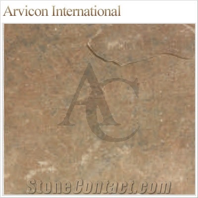 Copper Multi Quartzite Tiles & Slabs, Brown Quartzite Tiles & Slabs