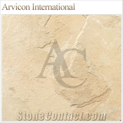 Golden Yellow Slate Tiles & Slabs, Flooring, Walling Tiles