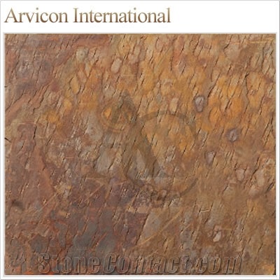 Kund Multi Slate Tiles & Slabs, Brown India Slate Tiles & Slabs