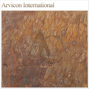 Kund Multi Slate Tiles & Slabs, Brown India Slate Tiles & Slabs