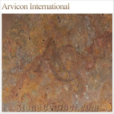 Kund Multi Slate Tiles & Slabs, Brown India Slate Tiles & Slabs