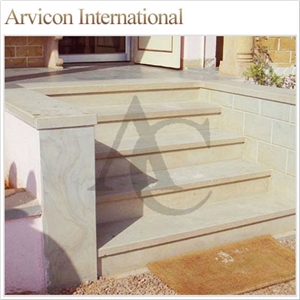 Lalitpur Grey Sandstone Stairs & Steps