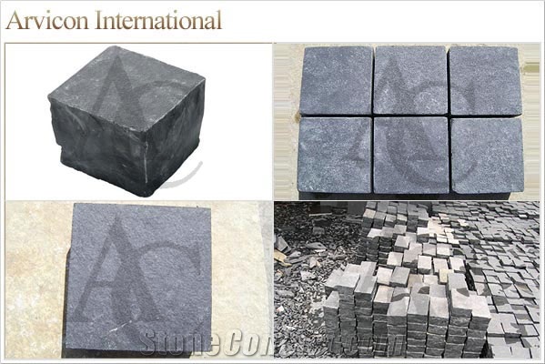 Lime Black, Black Limestone Flooring Tiles & Slabs, Flooring Tiles