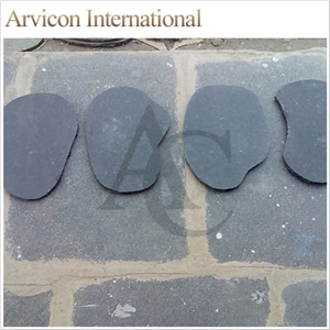 Lime Black, Black Limestone Flooring Tiles & Slabs, Flooring Tiles