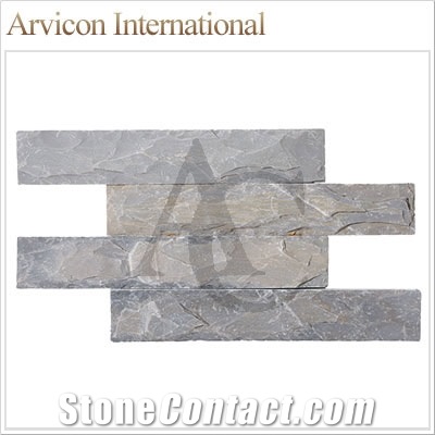 Lime Peacock Limestone Cultured Stone, Blue Limestone Wall Cladding