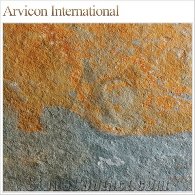 Mac Green Rustic Slate Tiles & Slabs, Multicolor Slate Tiles & Slabs, Flooring Tiles, Wall Covering Tiles