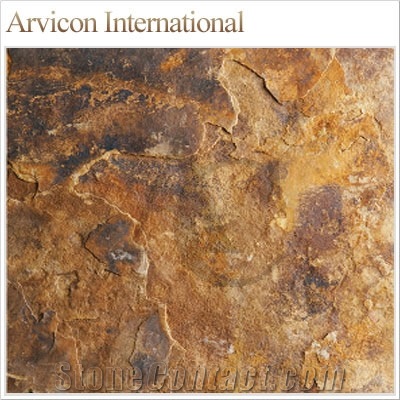 Mac Green Rustic Slate Tiles & Slabs, Multicolor Slate Tiles & Slabs, Flooring Tiles, Wall Covering Tiles