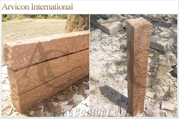 Modak Basoda Sandstone Stairs & Steps, Beige Sandstone Risers