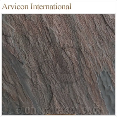 Multi Pink Slate Tiles & Slabs, Flooring Tiles, Covering Tiles