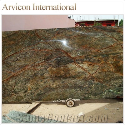 Rainforest Green Marble Tiles & Slabs