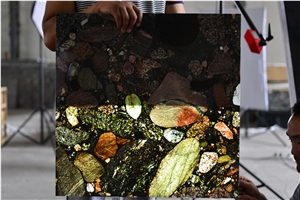 Black Mosaic Granite Beautiful Hot Sale New Quarry Multicolor Stone, Vantage Color, Granite Tiles and Slabs, Polished Wall Tiles Floor Sabs, Cut to Size, Stone Pattern Cheap Price,High Qaulity